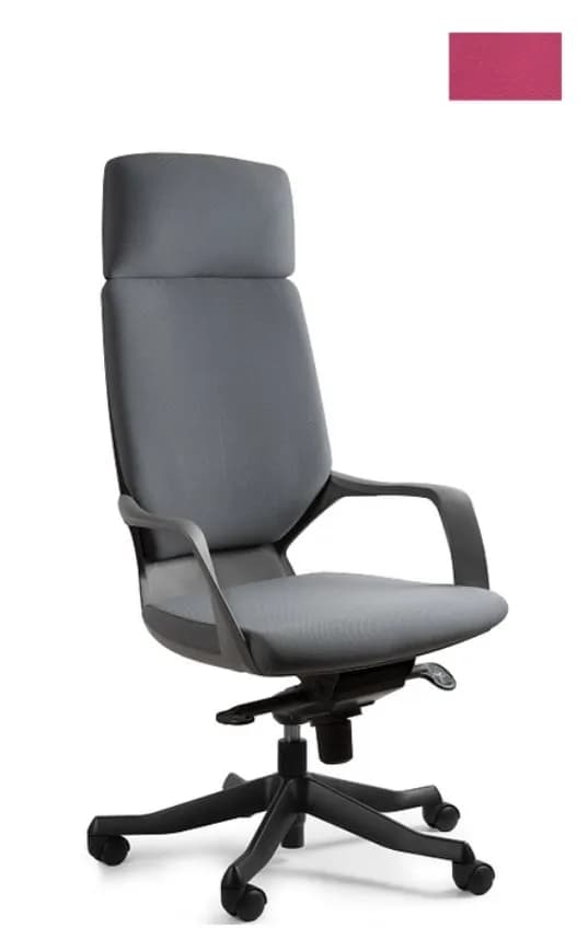 Unique Fotel biurowy Apollo BL401 magenta/czarny, zdjęcie 1 z 5