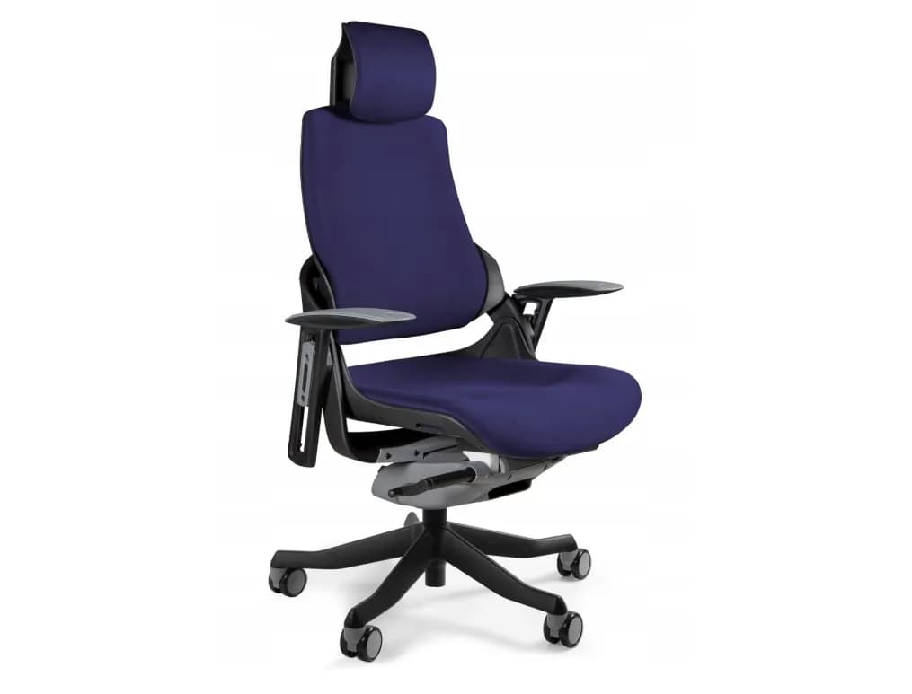Unique Fotel biurowy Wau BL412 tkanina navyblue/czarny, zdjęcie 1 z 3