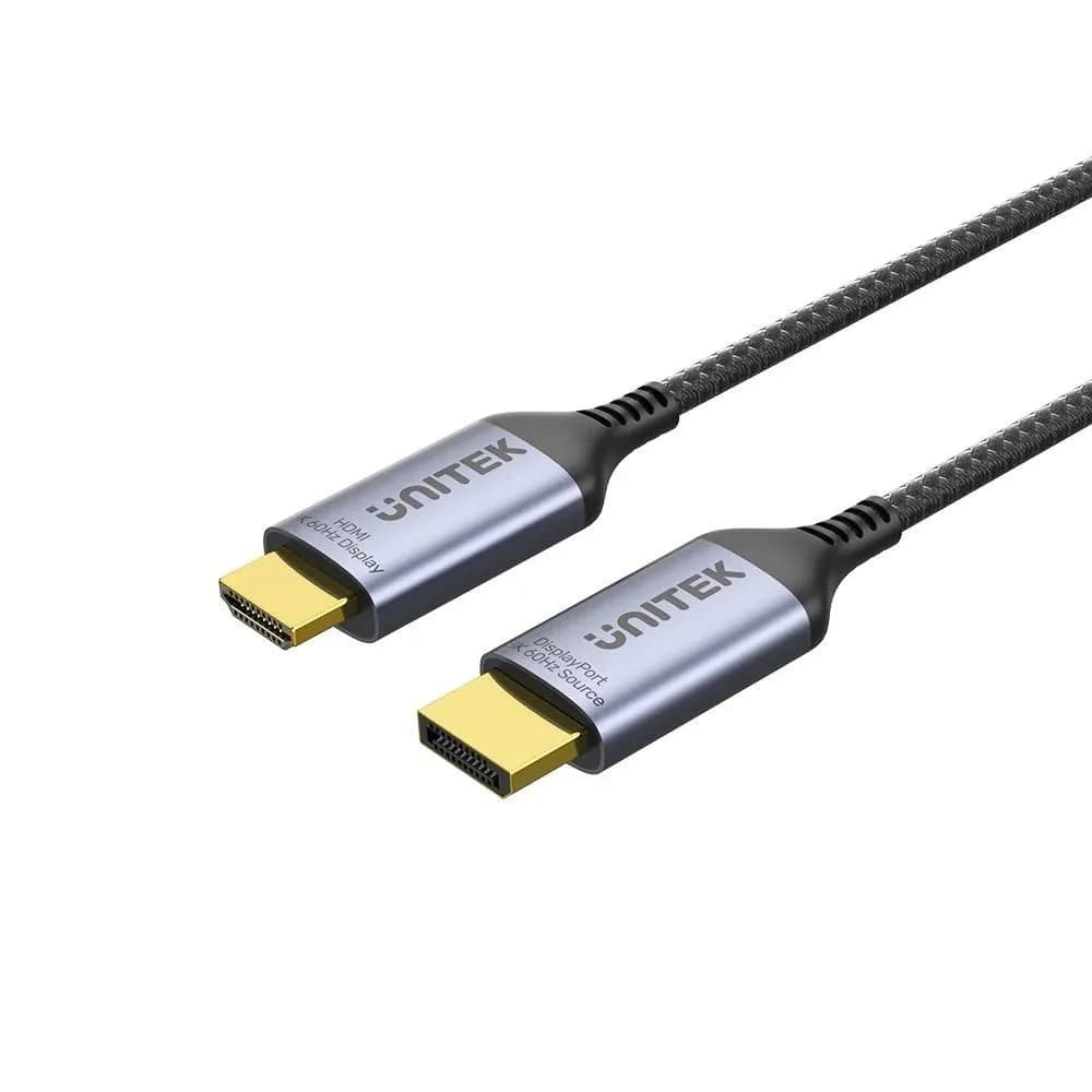 Unitek KABEL DISPLAYPORT 1.4 DO HDMI 2.1, 8K, 1,8M, zdjęcie 1 z 4