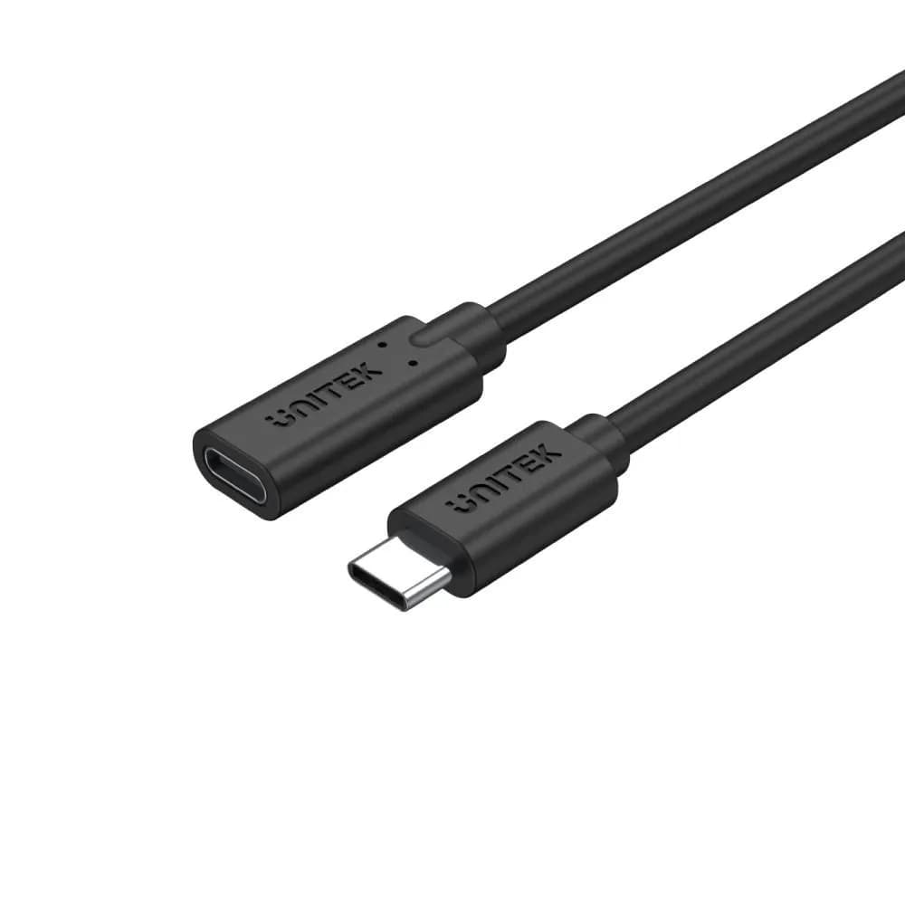 Unitek PRZEDŁUŻACZ USB-C 10GBPS 4K 60HZ PD 20V/5A, zdjęcie 1 z 4