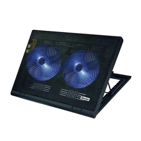 Vakoss Podstawka chłodząca pod notebook LF-2463UK (17.x cala; 2 wentylatory; HUB)