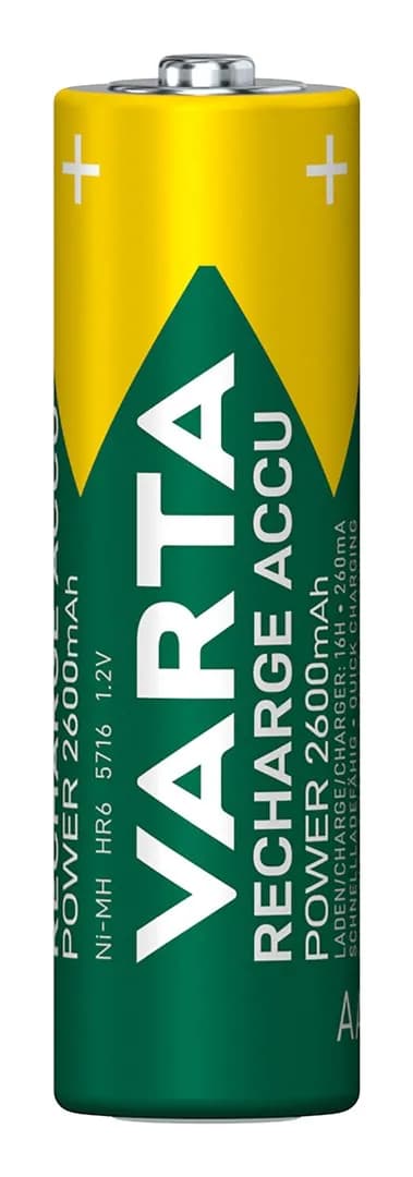 Varta Zestaw akumulatorków AA Ready2Use 5716101404 (2600mAh ; Ni-MH), zdjęcie 1 z 4