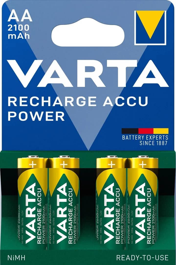 Varta Zestaw akumulatorków AA Ready2Use HR6 (AA) (2100mAh ; Ni-MH)