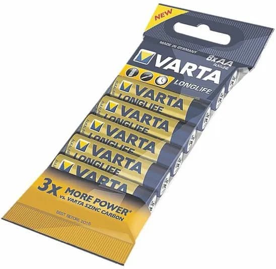 Varta Zestaw baterii alkaliczne Longlife 4106101328 (x 8)
