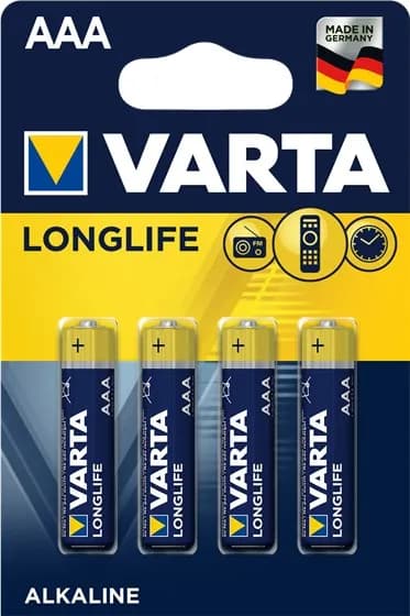 Varta Zestaw baterii alkaliczne Longlife LR03 (AAA) (x 4)