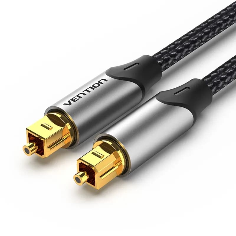 Vention Kabel audio optyczny w oplocie z aluminiowym złączem 3m, zdjęcie 1 z 4