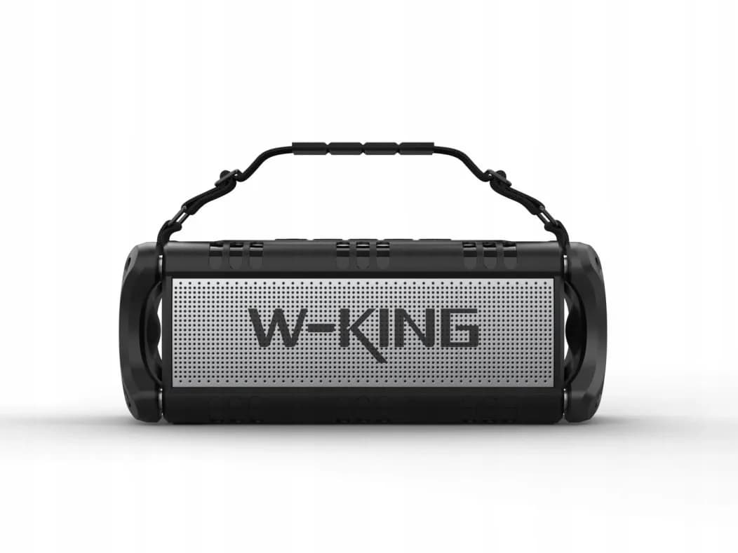 W-King Głośnik bezprzewodowy Bluetooth D8 czarno -srebrny