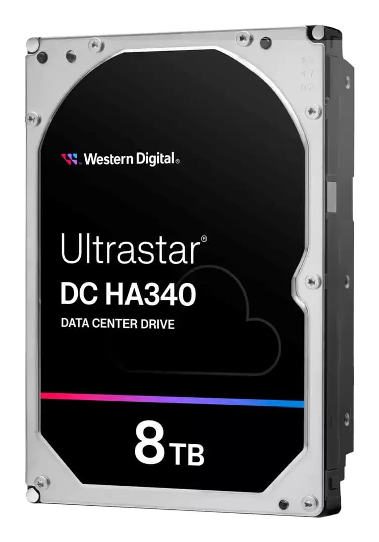 Western Digital Dysk serwerowy HDD Ultrastar DC HA340 WUS721208BLE6L4 (8 TB; 3.5"; SATA), zdjęcie 1 z 3