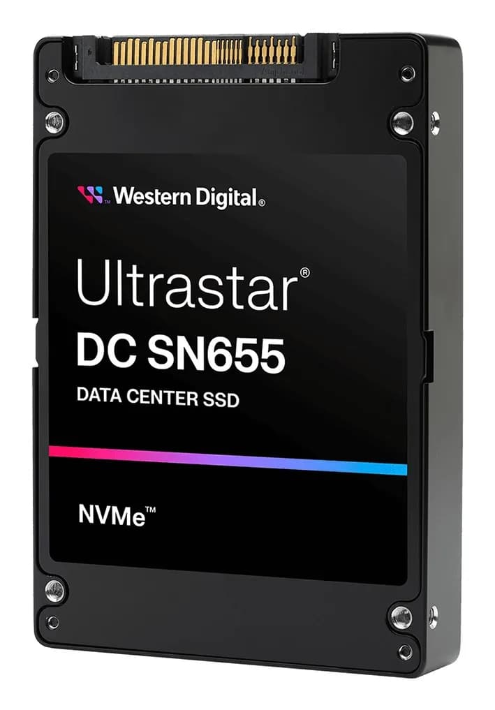 Western Digital Dysk SSD SanDisk (Western Digital) SN655 30.72TB U.3 (15mm) NVMe Gen4 WUS5EC0B1ESP7Y4, zdjęcie 1 z 3