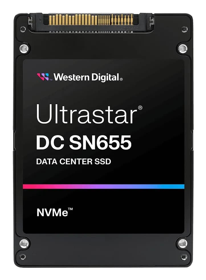 Western Digital Dysk SSD SanDisk (Western Digital) SN655 61.44TB U.3 (15mm) NVMe Gen4 WUS5EC0C1ESP7Y1, zdjęcie 1 z 3