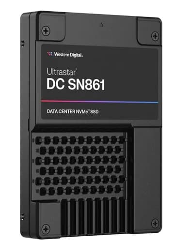 Western Digital Dysk SSD SanDisk (Western Digital) SN861 3.2TB U.2 NVMe Gen5 SDS6CA232PSP9X3 (DWPD 3) ISE