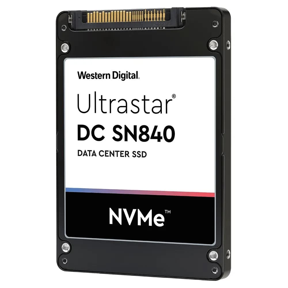 Western Digital Dysk SSD Ultrastar DC SN840 WUS4C6416DSP3X1 (1.6 TB; U.2; PCIe NVMe 3.1 x4 ; 3DW/D; SE)