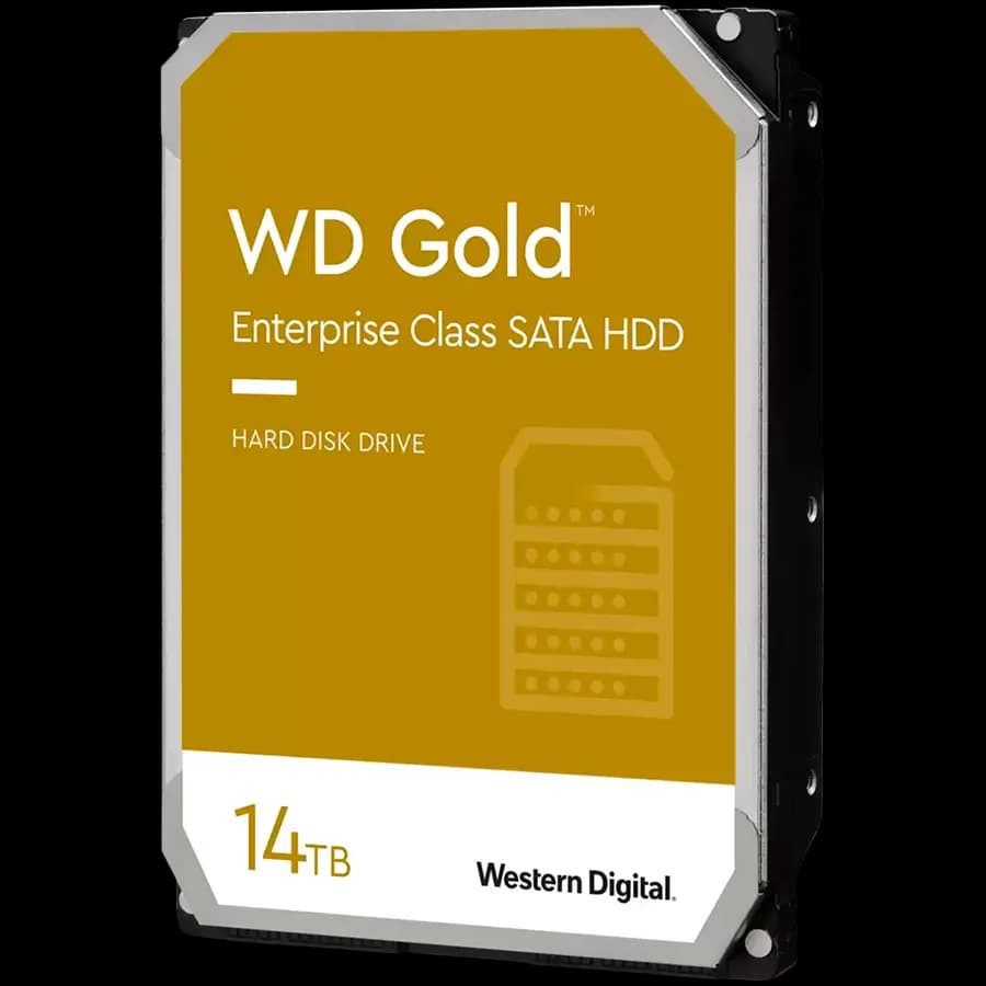 Western Digital Gold (3.5'', 14TB, 512MB, 7200 RPM, SATA 6 Gb/s)