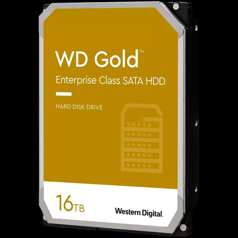 Western Digital Gold (3.5'', 16TB, 512MB, 7200 RPM, SATA 6 Gb/s)