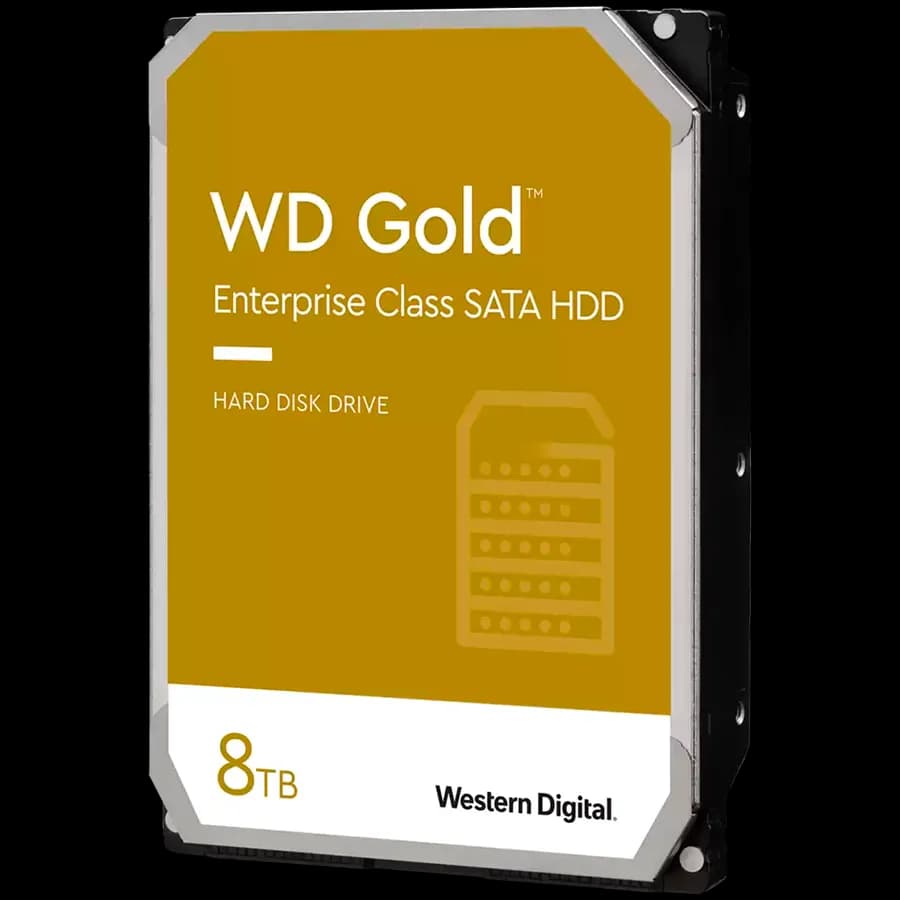 Western Digital Gold CMR (3.5'', 8TB, 256MB, 7200 RPM, SATA, 512E)