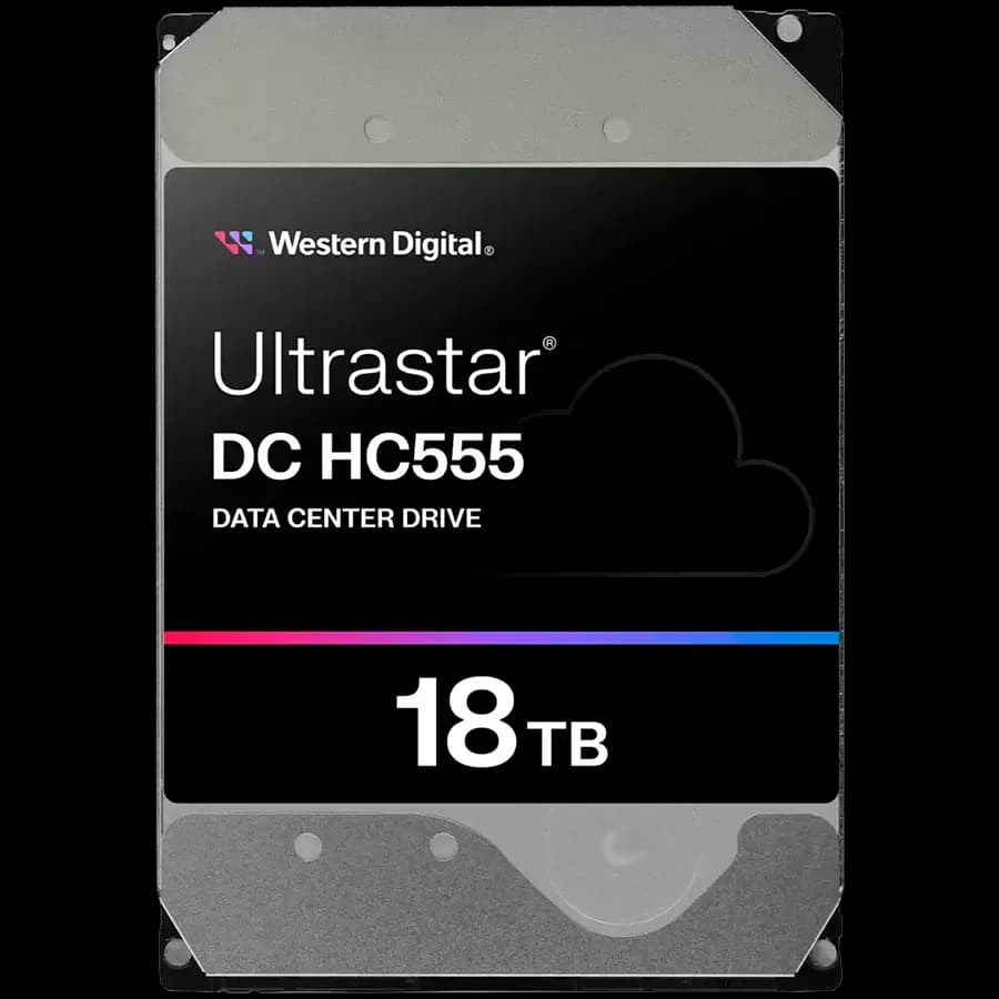 Western Digital HDD Server WD/HGST ULTRASTAR DC HC555 (3.5’’, 18TB, 512MB, 7200RPM, SAS 12Gb/s, 512E SE