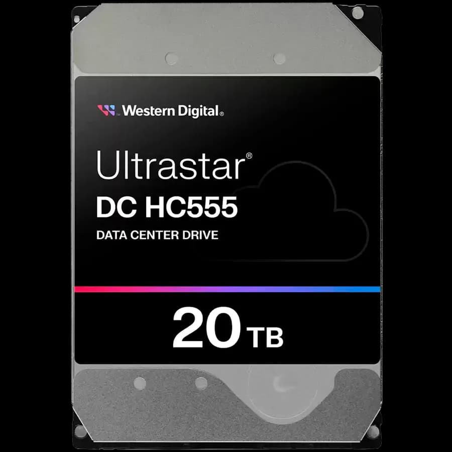 Western Digital HDD Server WD/HGST ULTRASTAR DC HC555 (3.5’’, 20TB, 512MB, 7200RPM, SAS 12Gb/s, 512E SE