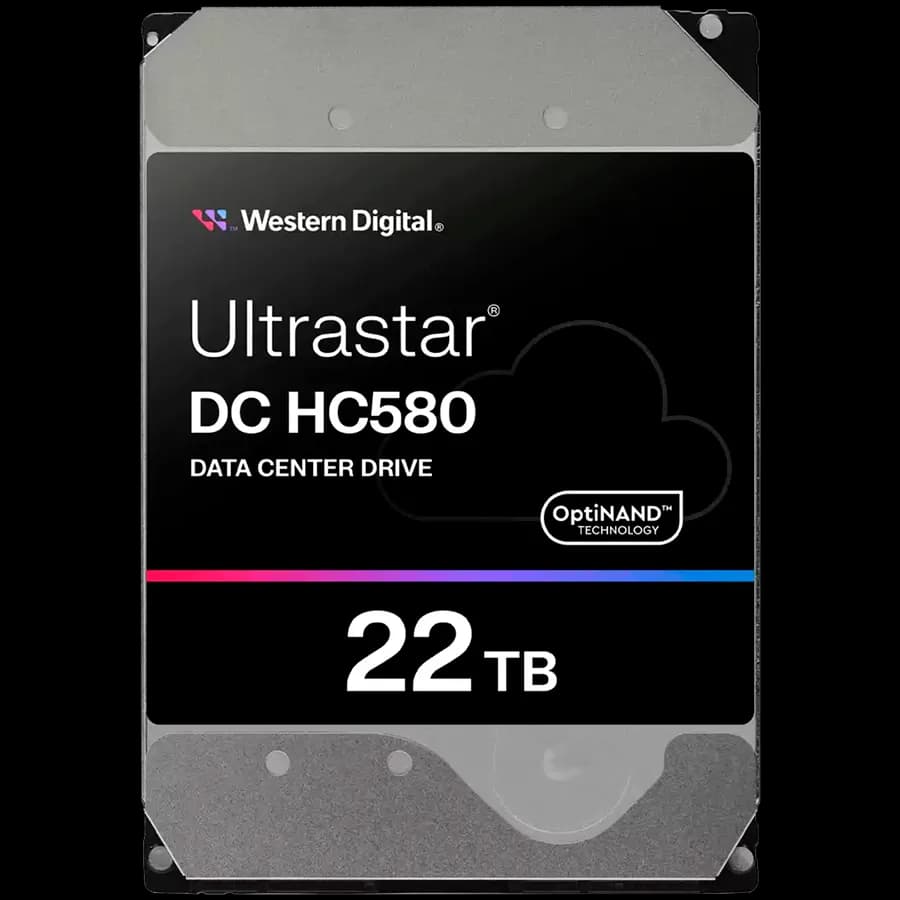 Western Digital HDD Server WD Ultrastar 22TB DC HC580,3.5'',512MB,7200RPM,SATA,512E SE NP3