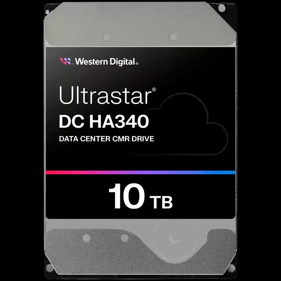 Western Digital HDD Server WD ULTRASTAR DC HA340 (3.5’’, 10TB, 256MB, 7200RPM, SATA 6Gb/s)