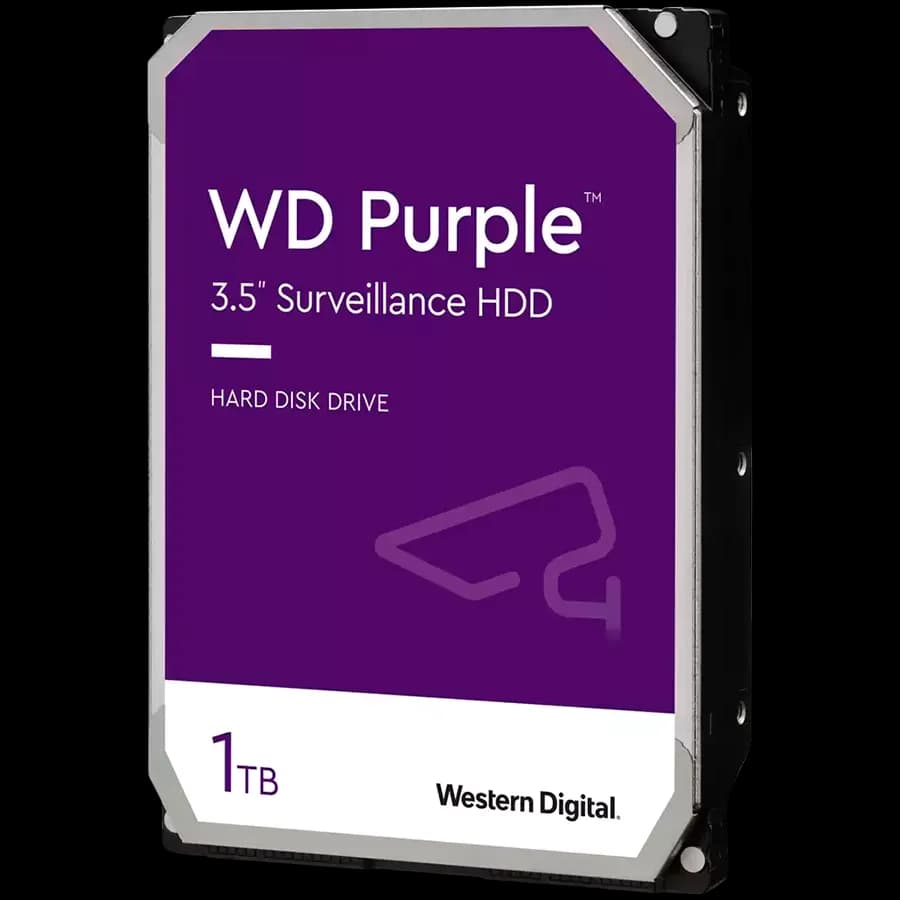 Western Digital Purple (3.5'', 1TB, 64MB, 5400 RPM, SATA 6 Gb/s)