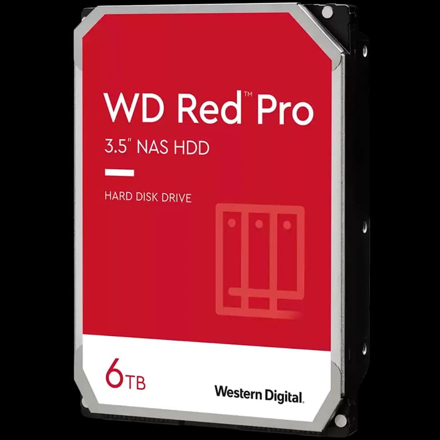 Western Digital Red Pro (3.5'', 6TB, 256MB, 7200 RPM, SATA 6 Gb/s)
