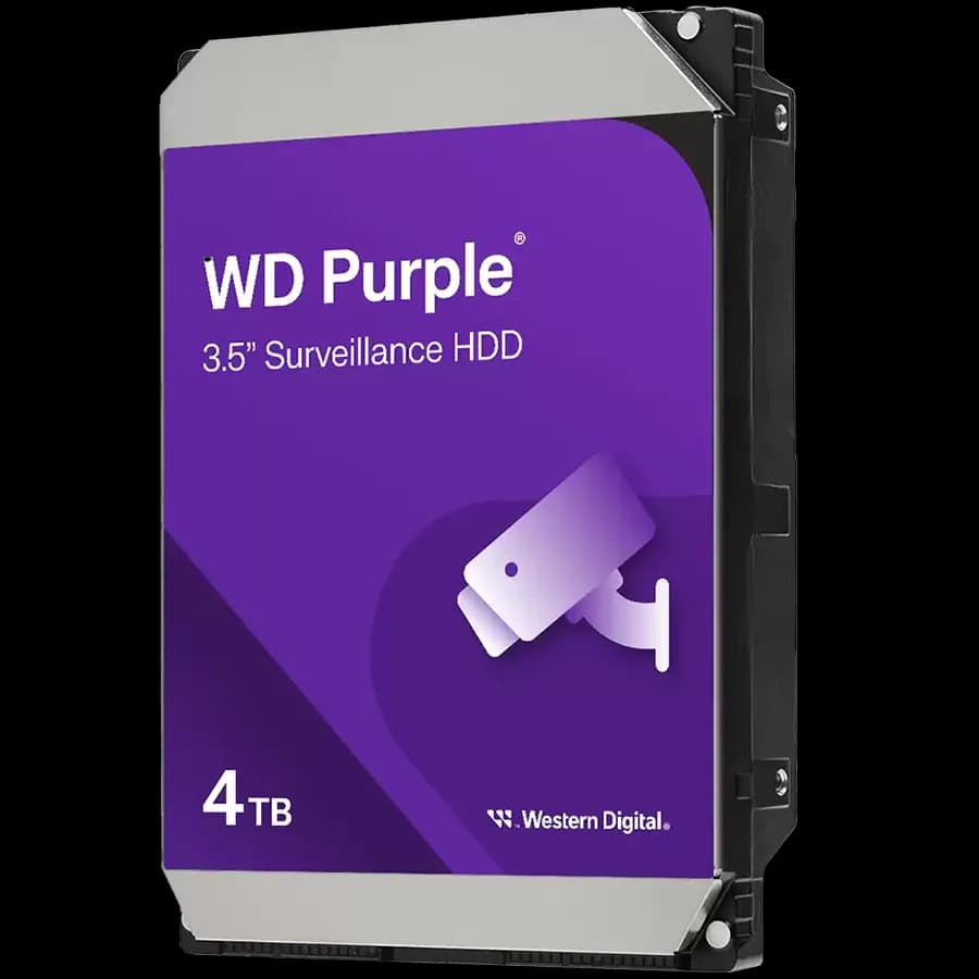 Western Digital WD Purple 4TB CMR, 3.5'', 128MB, SATA 6Gbps