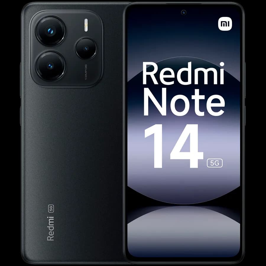 Xiaomi Redmi Note 14 5G 8 GB/256 GB Midnight Black, Grade C, Used, zdjęcie 1 z 4
