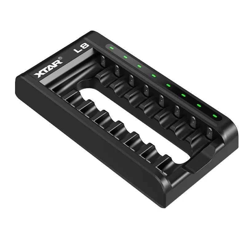 Xtar ŁADOWARKA DO AKUMULATORÓW R03, AAA ORAZ R6, AA LI-ION 1,5V, NIMH L8, zdjęcie 1 z 8