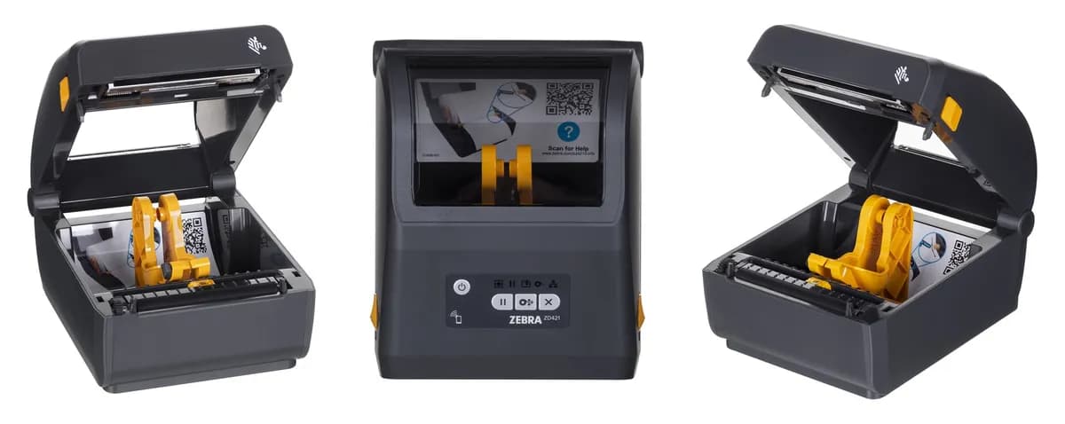 Zebra Drukarka etykiet ZD421T termiczna/termotransferowa/USB/203dpi ZD4A042-30EM00EZ, zdjęcie 1 z 12