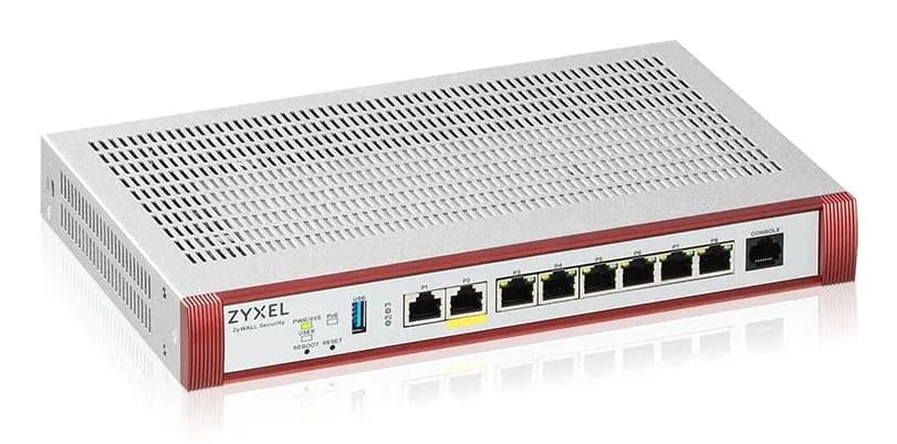 Zyxel Firewall USGFLEX100HP bundle (+1 YR Gold Security Pack) 8xWAN/LAN SPI firewall: 4000 Mbps, zdjęcie 1 z 2