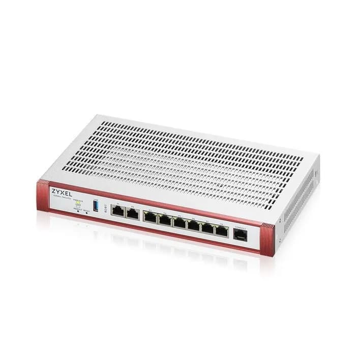 Zyxel Firewall USGFLEX200H bundle (+1 YR Gold Security Pack) 8xWAN/LAN SPI firewall: 6500 Mbps