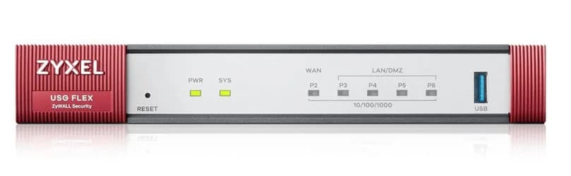 Zyxel Firewall USGFLEX50HP Entry bundle (+1 YR Entry Defense Pack) 5xWAN/LAN SPI Firewall: 2000, zdjęcie 1 z 3