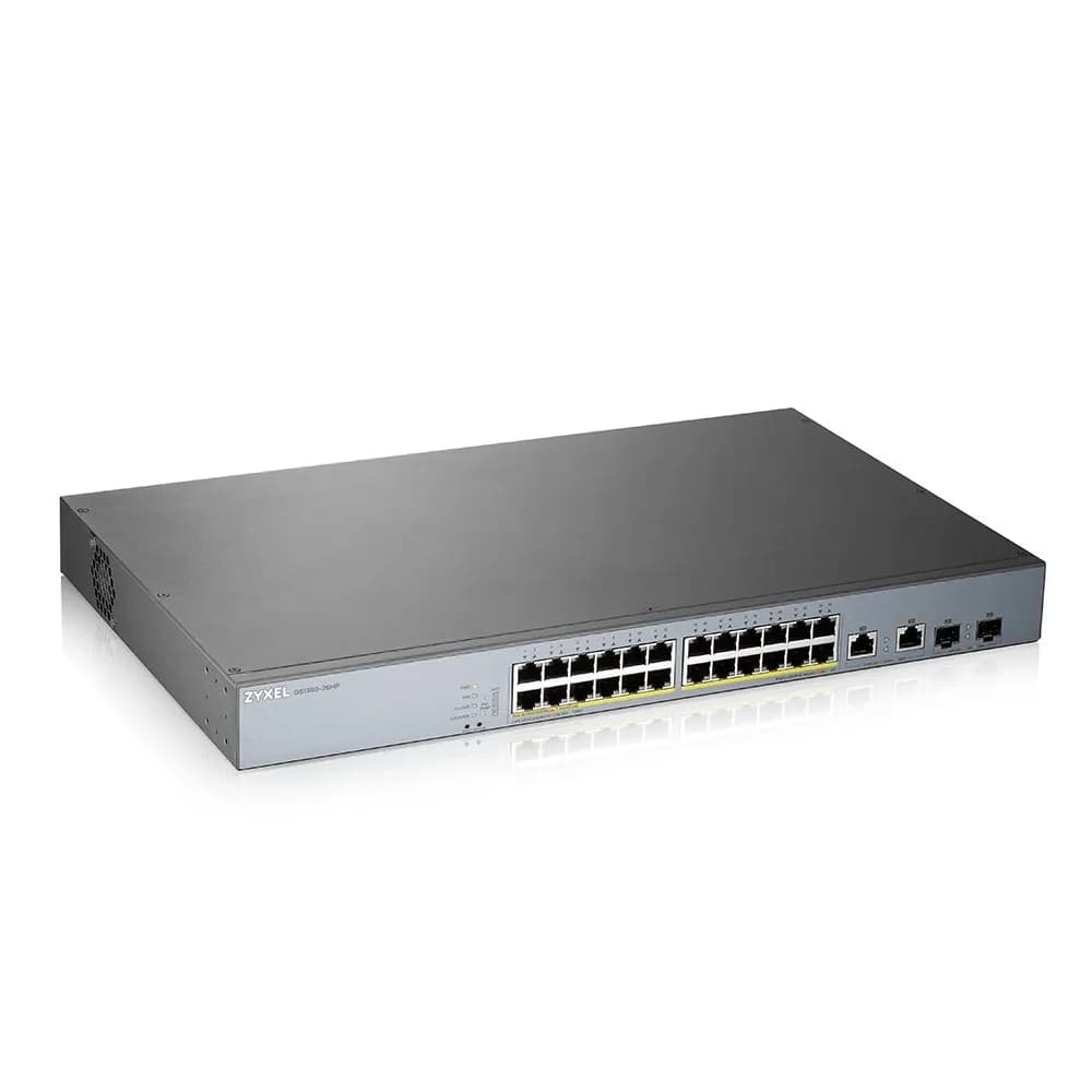 Zyxel Switch GS1350-26HP 26p PoE (PoE+: 24;) 375W Managed Gigabit, zdjęcie 1 z 8