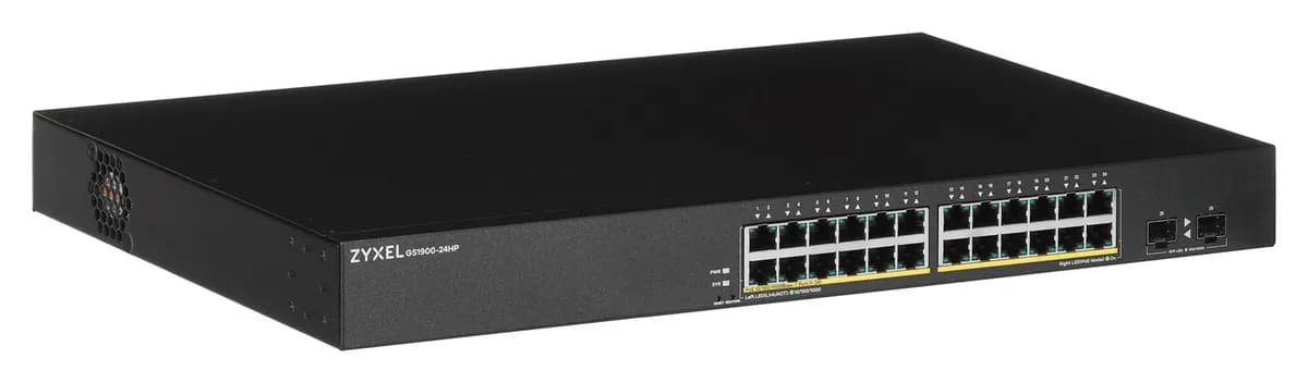 Zyxel Switch GS1900-24HP 26p PoE (PoE+: 24;) 170W Managed Gigabit, zdjęcie 1 z 8
