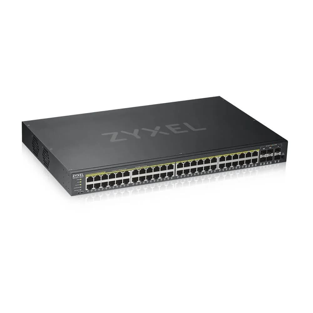 Zyxel Switch GS1920-48HP 50p PoE (PoE+: 48;) 375W Managed Gigabit, zdjęcie 1 z 4
