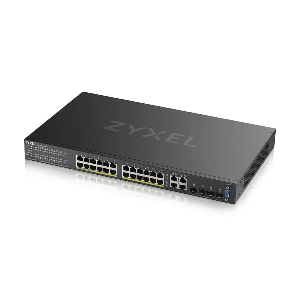 Zyxel Switch GS2220-28HP 28p PoE (PoE+: 24;) 375W Managed Gigabit, zdjęcie 1 z 4