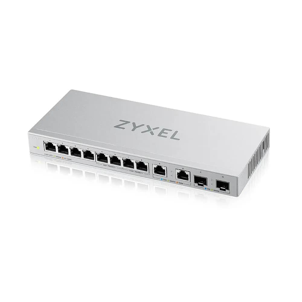 Zyxel Switch XGS1010-12 12p Unmanaged Multigigabit, zdjęcie 1 z 9