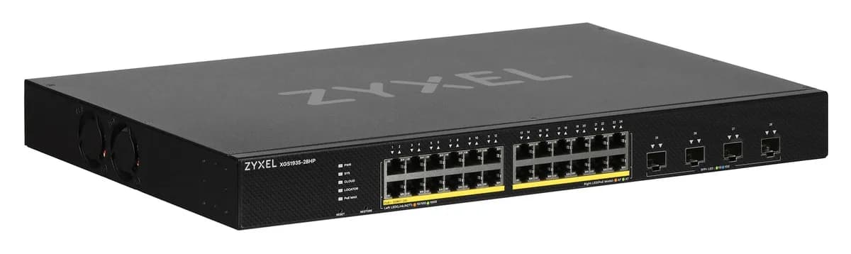 Zyxel Switch XGS1935-28HP 28p PoE (PoE+: 24) 375W Managed Gigabit/10G, zdjęcie 1 z 9