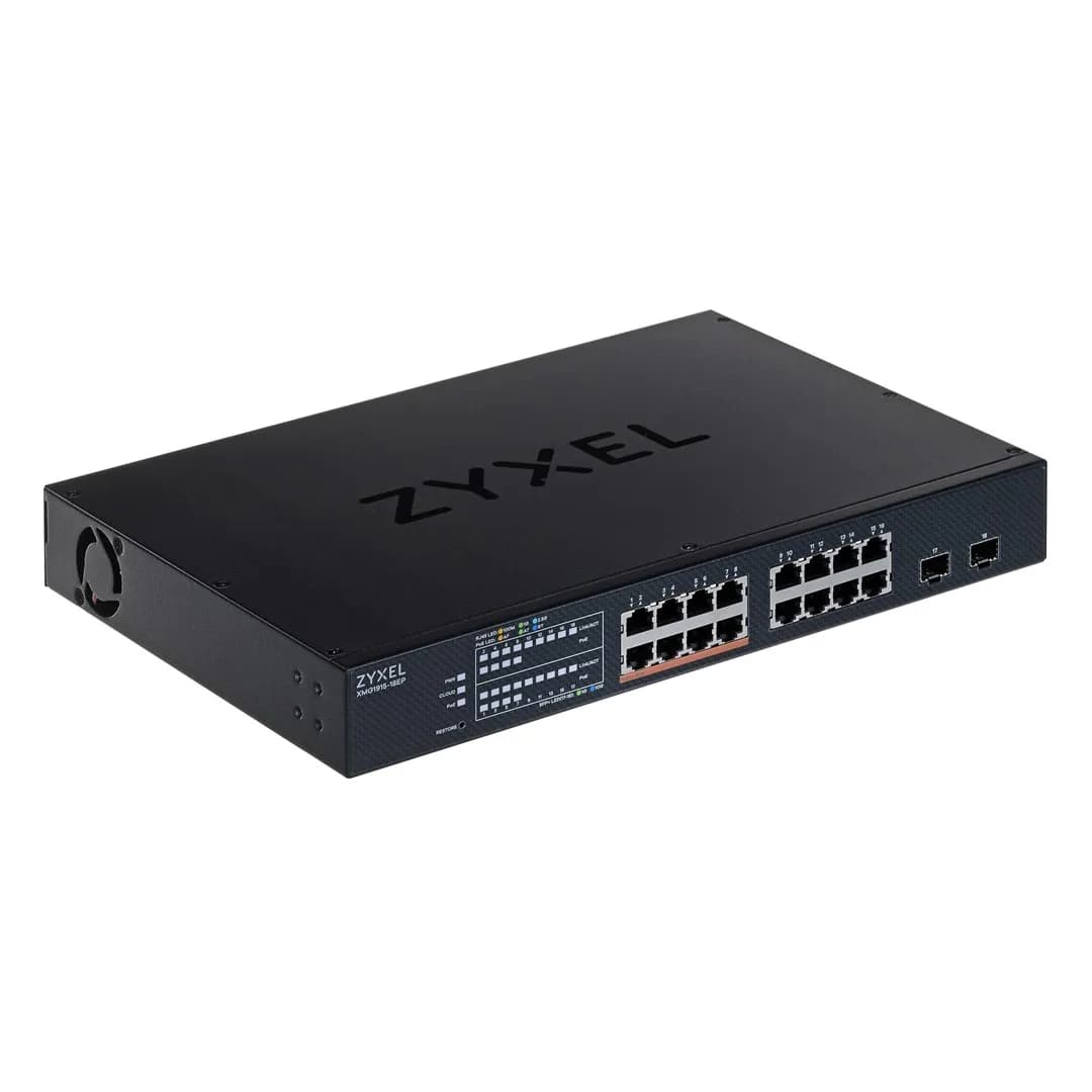 Zyxel Switch XMG1915-18EP 18p PoE (PoE++: 8) 180W Managed Multigigabit/10G, zdjęcie 1 z 4